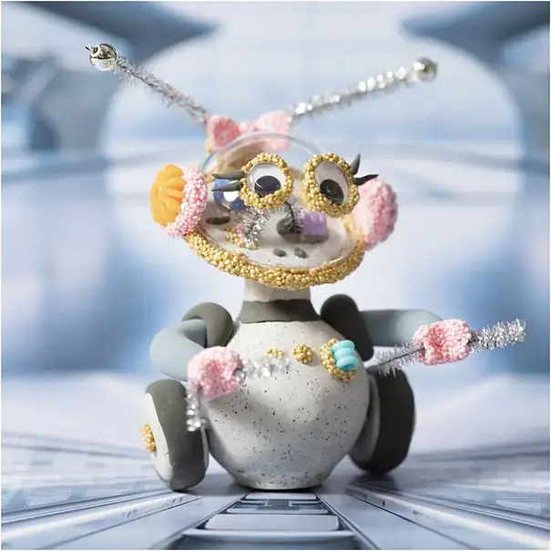 Creativ Company | Mini Hobbyset Boetseren - Meisjesrobot