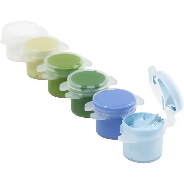 Creativ Company | Plus Color acrylverf - Blauw/Groen Harmonie