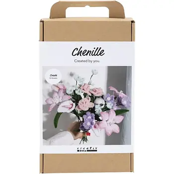 Creativ Company | Hobbyset Bloemen van Chenilledraad
