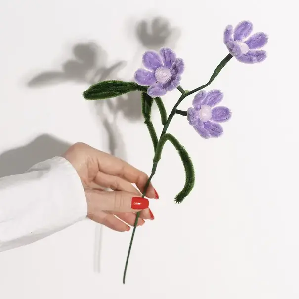 Creativ Company | Hobbyset Bloemen van Chenilledraad