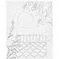 Schildercanvas met print - Zonnig Balkon