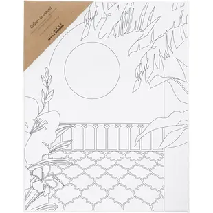 Schildercanvas met print - Zonnig Balkon