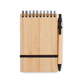 Notitieboekje klappertje Bamboo