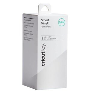 Cricut Smart Vinyl Permanent Glans White- MEGA VALUE ROLL JOY (6m)!