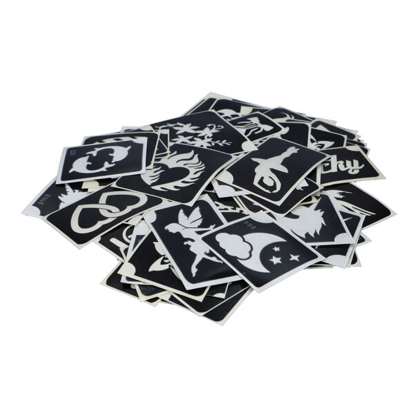 Superstar | Big Mix XXL Glitter Tattoo Stencils (100 pcs)