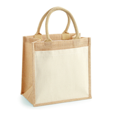 Midi Bag Cotton Pocket Jute