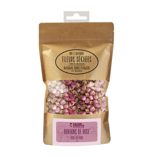 Graine Creative | Droogbloemen 8g - Rozenknopjes