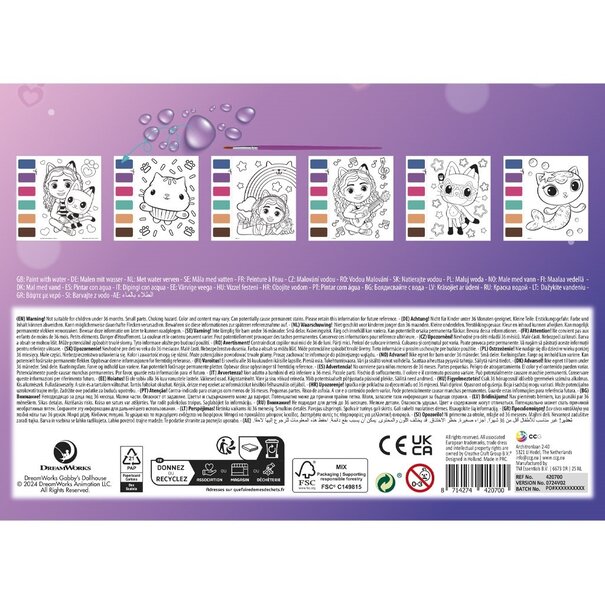 Moxy |  Gabby's Dollhouse - Paint with water