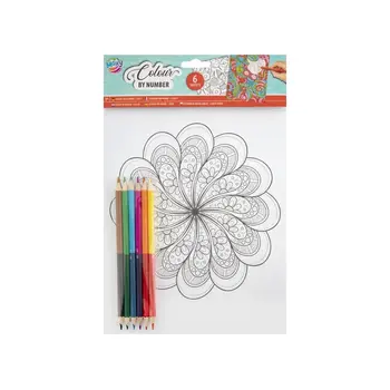 Moxy |  Colour By Number - Mandala