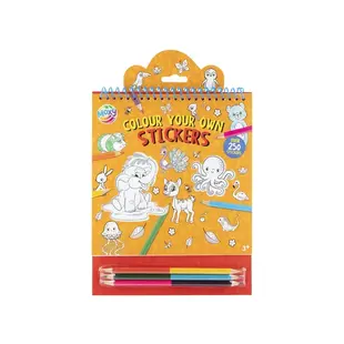 Colour your own stickers - Dieren