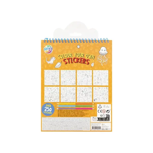 Moxy |  Colour your own stickers - Dieren