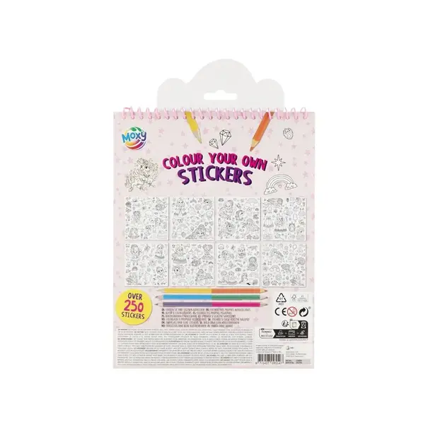Moxy |  Colour your own stickers - Sprookjes