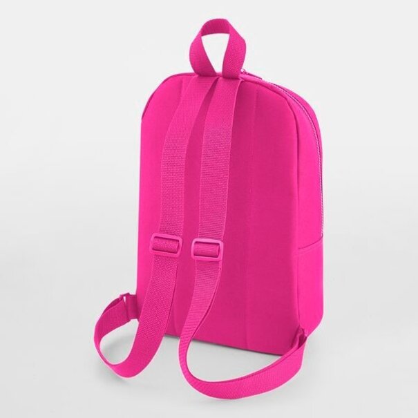 Bagbase | Mini Essential Fashion Rugzak - Fuchsia