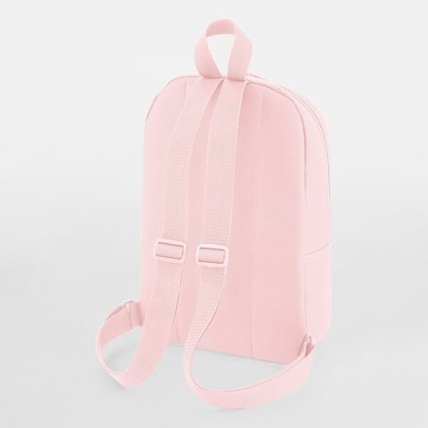 Bagbase | Mini Essential Fashion Rugzak - Powder Pink