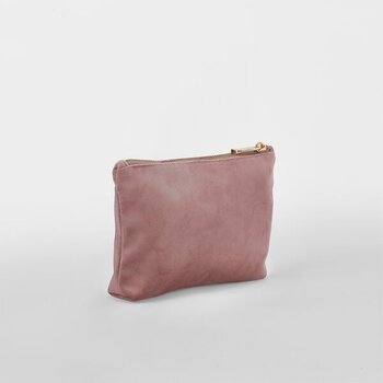 Bagbase | Velvet Accessory Bag  - Rose Quartz