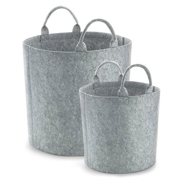 Bagbase | Felt Trug - Grey Melange