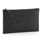 Felt Accessory Pouch - Charcoal Melange (one size)
