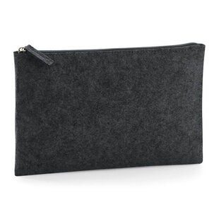 Felt Accessory Pouch - Charcoal Melange (one size)
