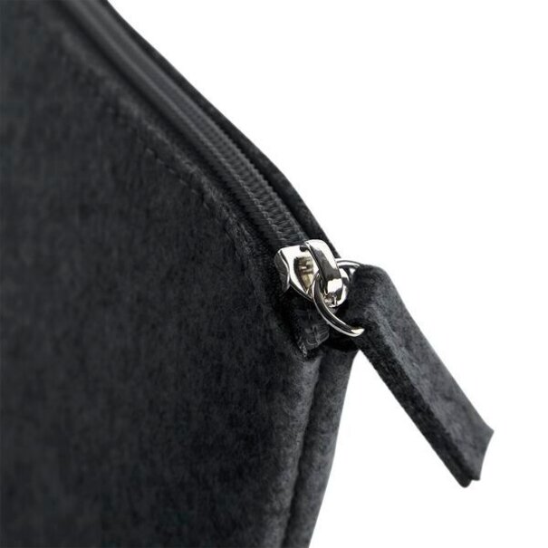 Bagbase | Felt Accessory Pouch - Charcoal Melange (one size)
