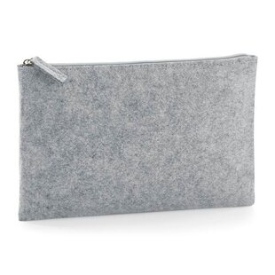 Felt Accessory Pouch - Grey Melange (one size)