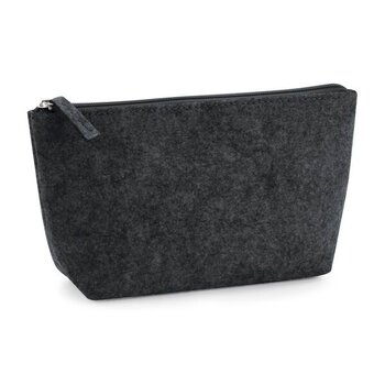 Bagbase | Felt Accessory Bag - Charcoal Melange