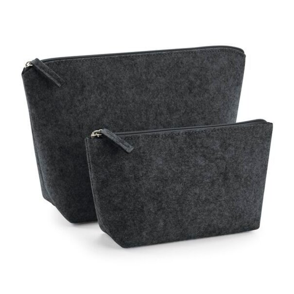 Bagbase | Felt Accessory Bag - Charcoal Melange