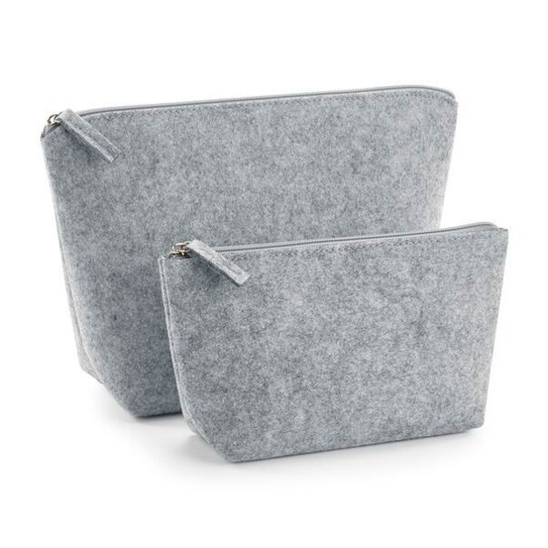 Bagbase | Felt Accessory Bag - Grey Melange