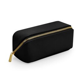 Boutique Open Flat Mini Accessory Case - Black/Gold