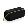Boutique Open Flat Mini Accessory Case - Black/Gold