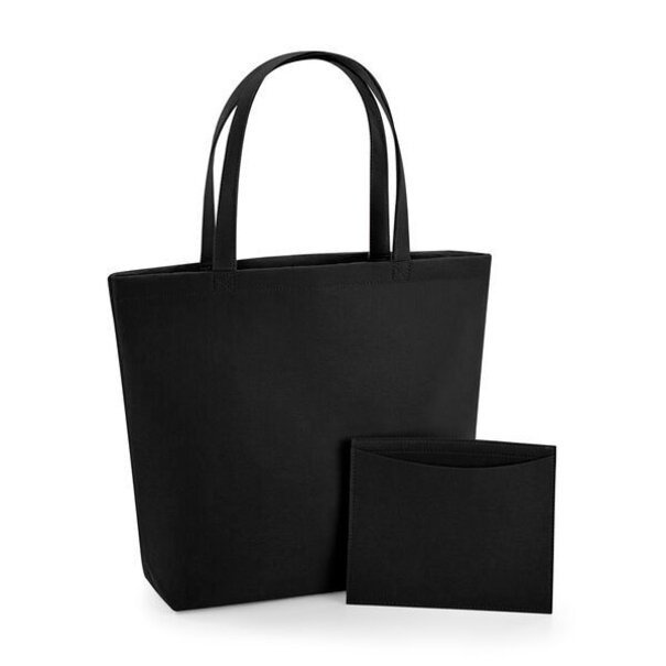 Bagbase | Felt Shopper - Black