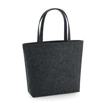 Bagbase | Felt Shopper - Charcoal Melange