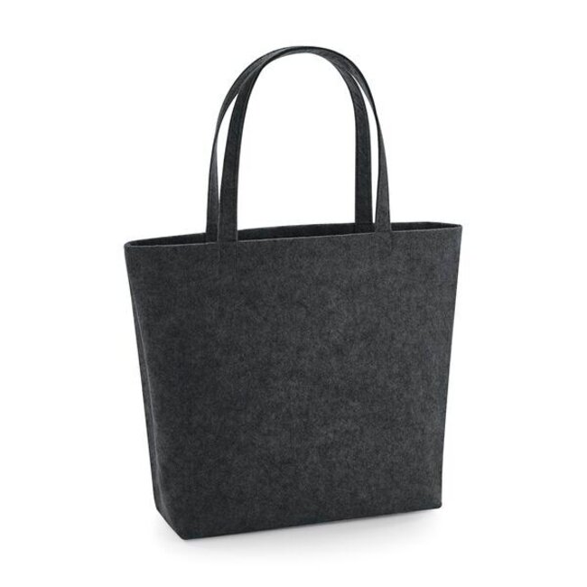 Felt Shopper - Charcoal Melange