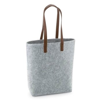Bagbase | Felt Shopper premium - Grey Melange