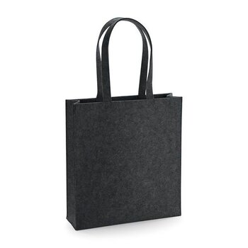 Bagbase | Felt Shopper rechthoekig - Charcoal