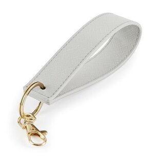 Boutique Wristlet Keyring - Soft Grey