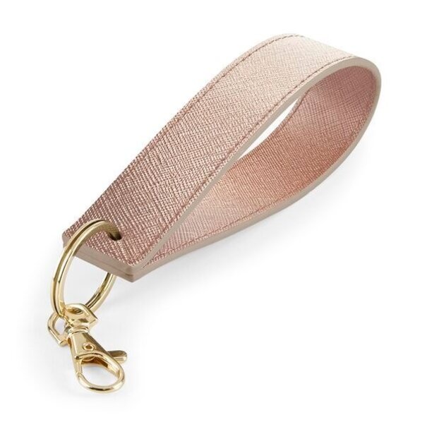 Bagbase | Boutique Wristlet Keyring - Rose Gold