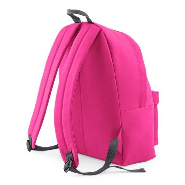 Bagbase | Junior Fashion Rugzak - Fuchsia/Graphite Grey