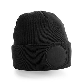 Beechfield | Circular Patch Beanie - Black