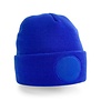 Circular Patch Beanie - Bright Royal