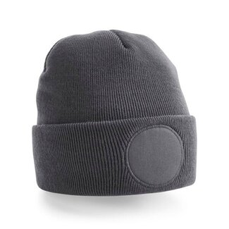 Beechfield | Circular Patch Beanie - Graphite Grey