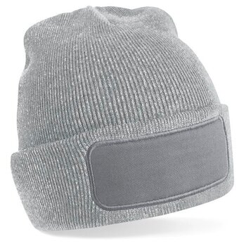 Beechfield | Original Patch Beanie - Heather Grey