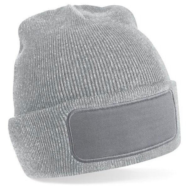 Beechfield | Original Patch Beanie - Heather Grey