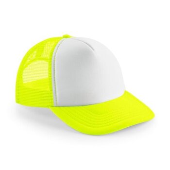 Beechfield | Vintage Trucker Cap - Fluo Yellow & White