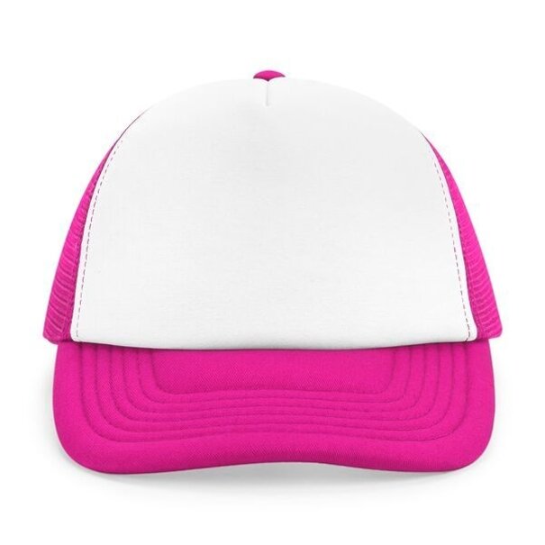 Beechfield | Vintage Trucker Cap - Fuchsia & White