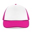 Vintage Trucker Cap - Fuchsia & White