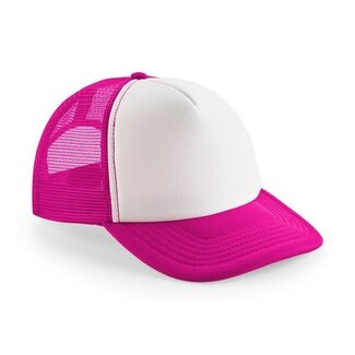 Beechfield | Vintage Trucker Cap - Fuchsia & White