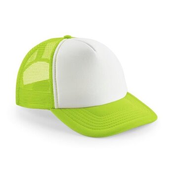 Beechfield | Vintage Trucker Cap - Lime Green & White