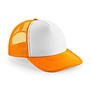 Vintage Trucker Cap - Orange & White