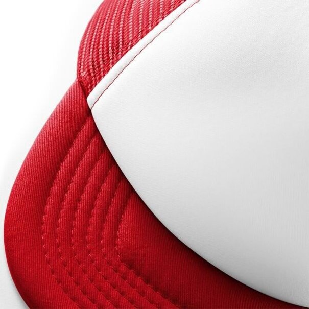 Beechfield | Vintage Trucker Cap - Red & White