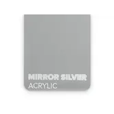 Acrylic Mirror Silver 3mm Beamo 21x30cm